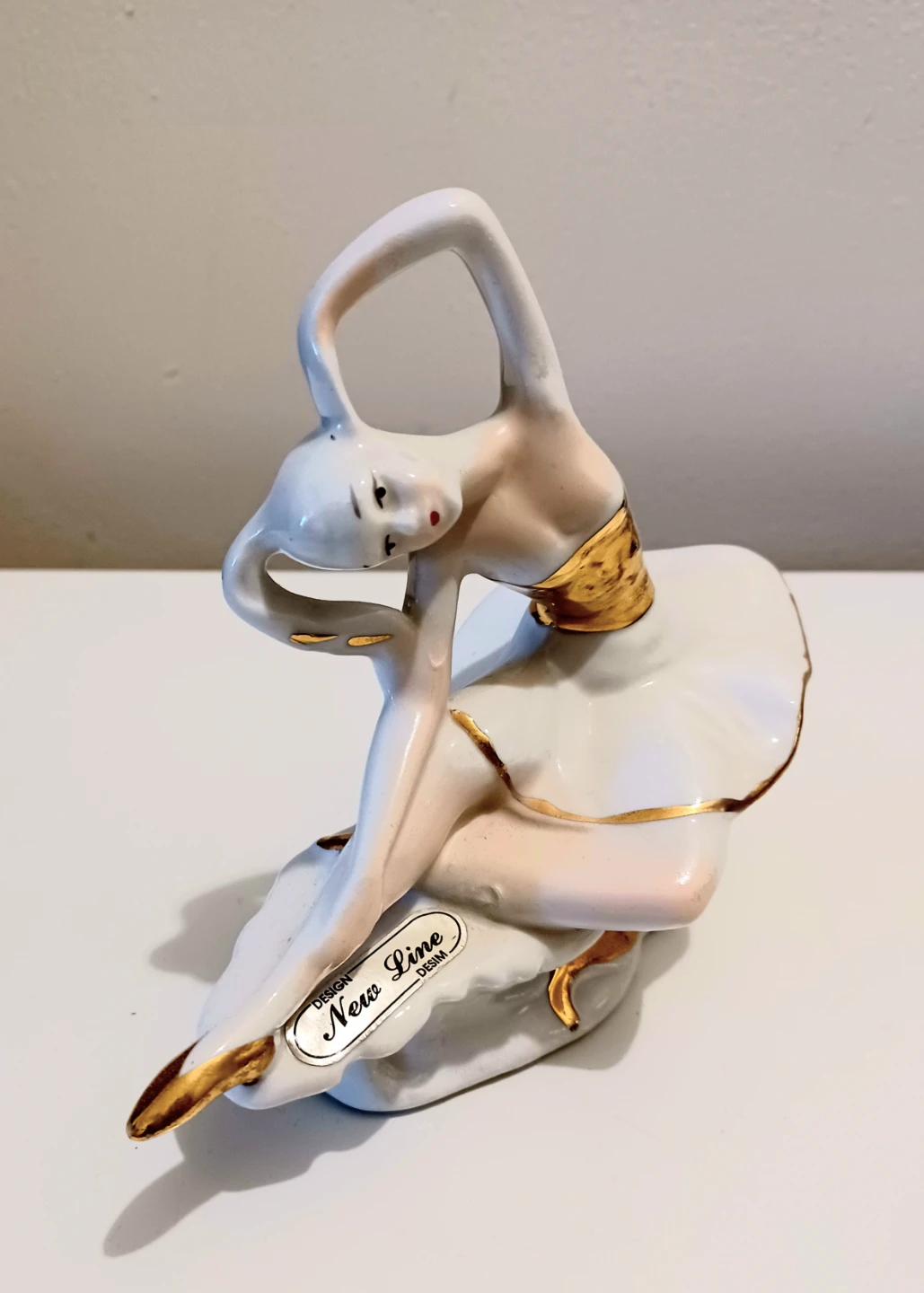 Vtg Italian Capodimonte Ballerina Figurine - photo 3