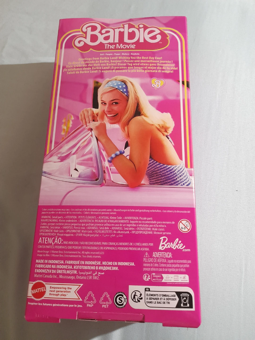 Barbie The Movie Doll - Pink Gingham Dress - NEW - photo 2