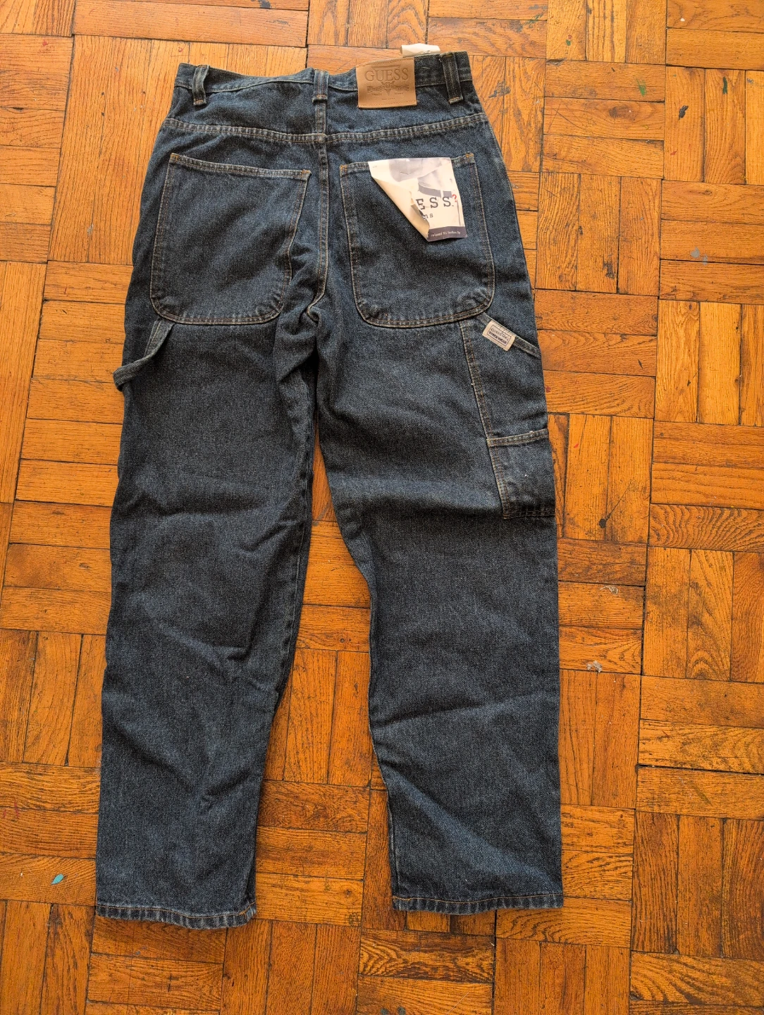 Guess Jeans Carpenter Pants Dark Wash Denim - photo 2