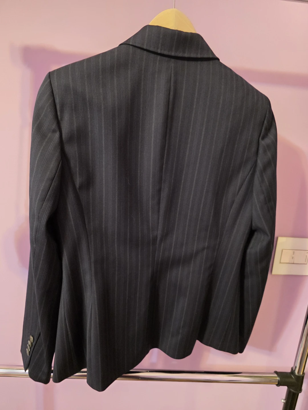 Brooks Brothers Size 6 Wool Silk Pinstripe Blazer - photo 2