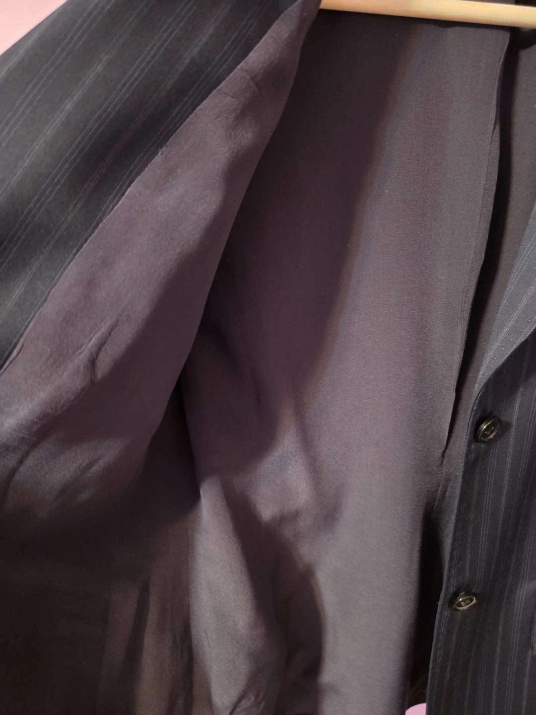 Brooks Brothers Size 6 Wool Silk Pinstripe Blazer - photo 5