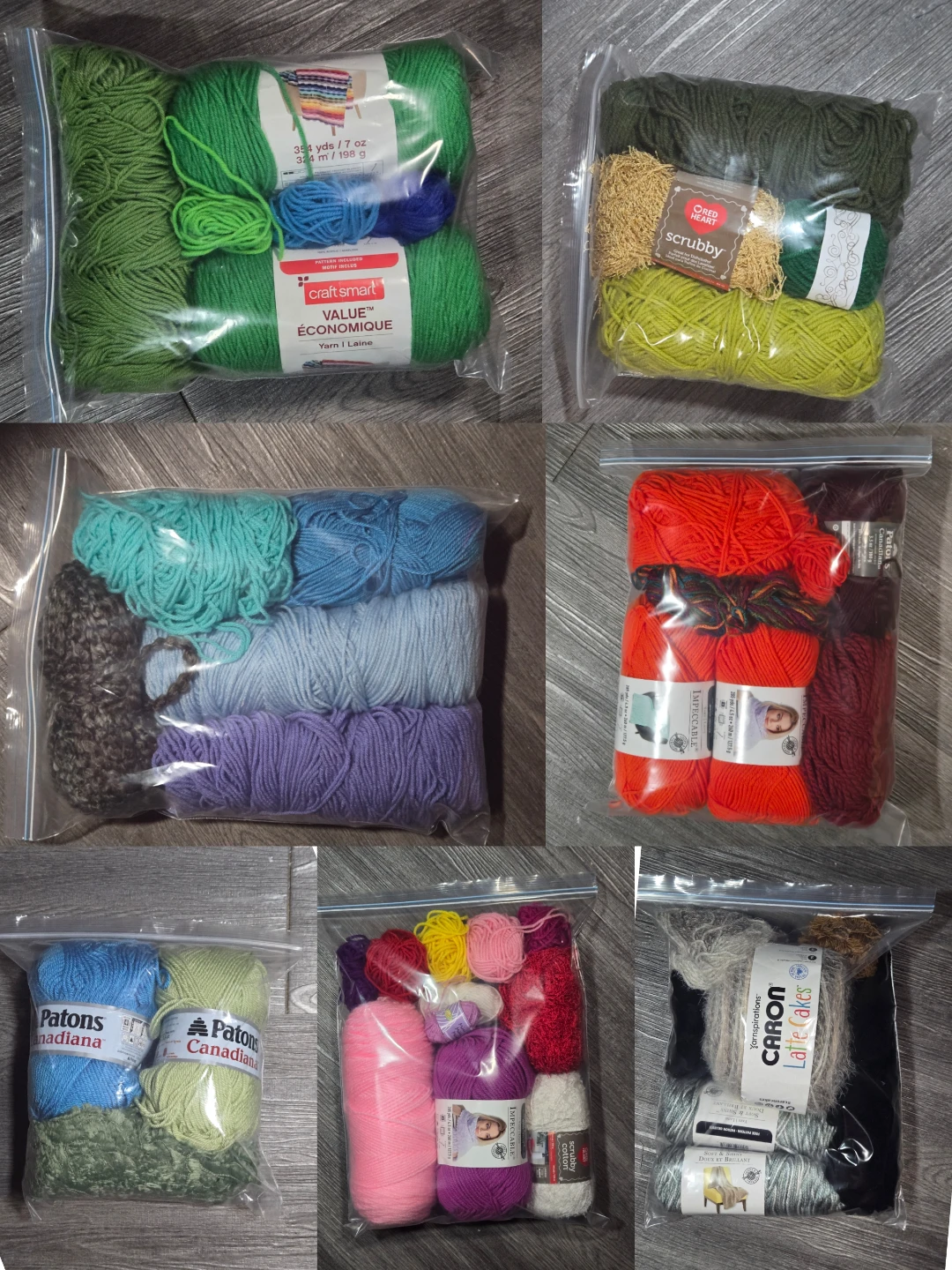 BIG Yarn Lot (30+ balls of yarn & scraps)