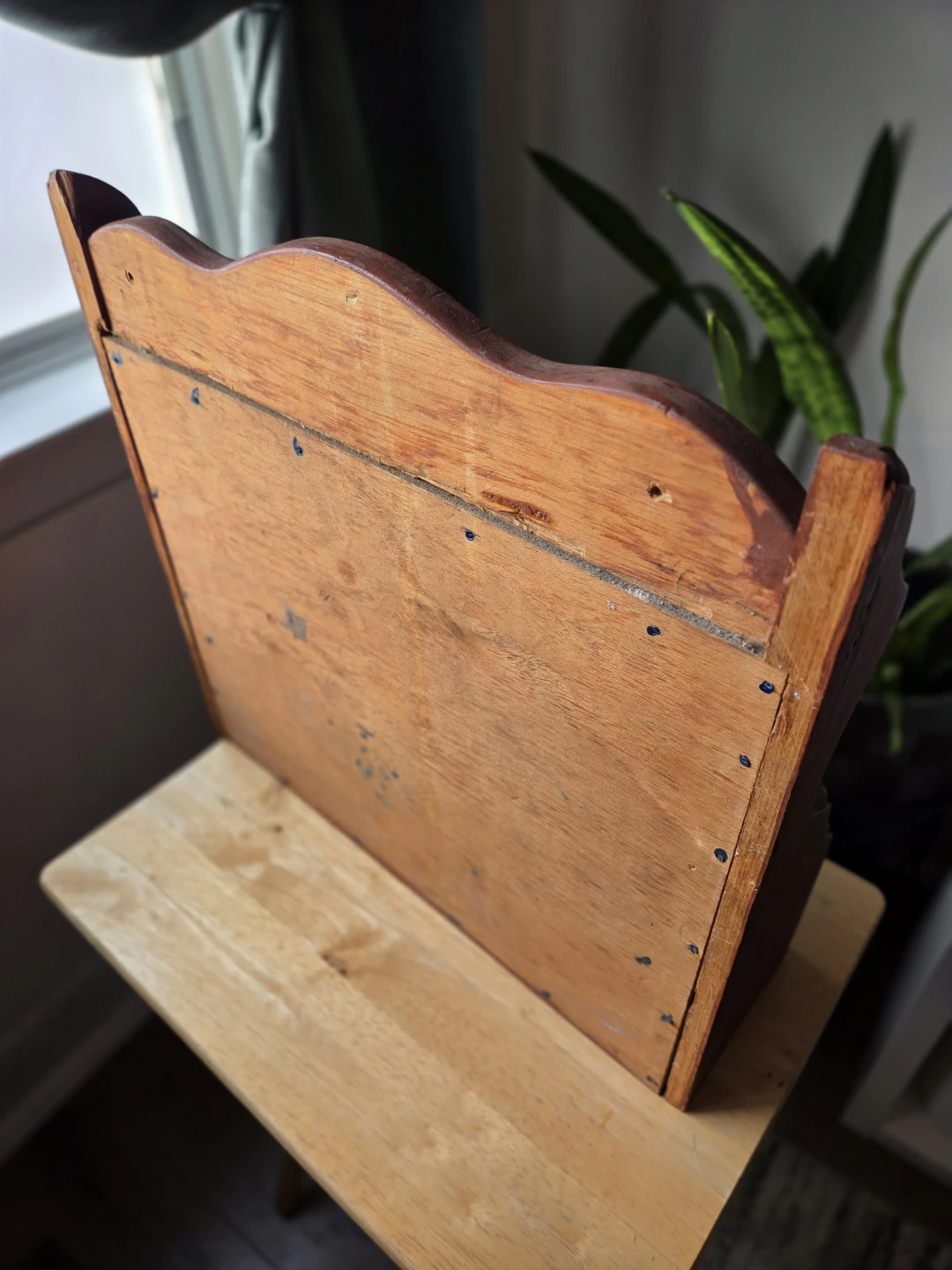 Rustic Wood Shelf Spice Rack - photo 4