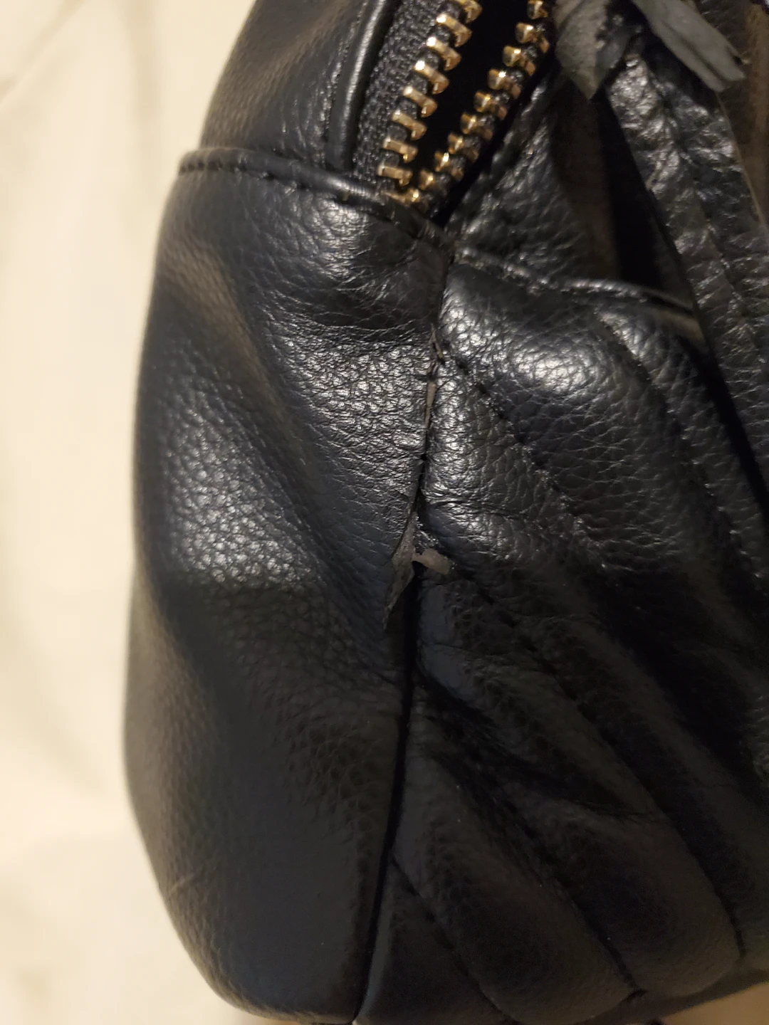 Victorias Secret black mini backpack with gold-like chain accent - photo 5