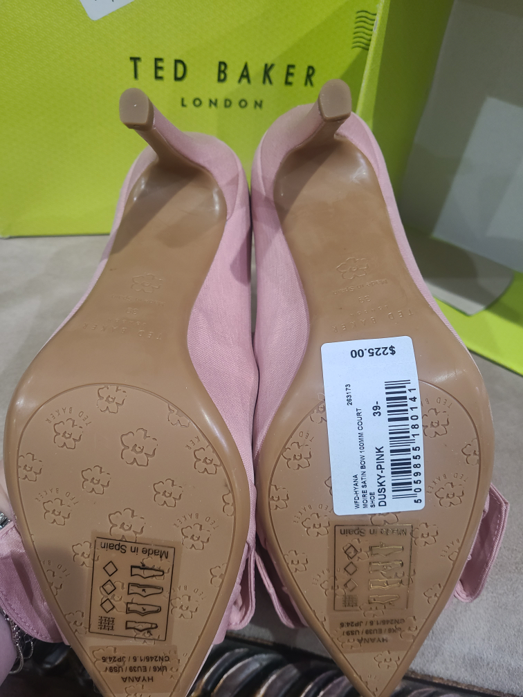 BRAND NEW -Ted Baker London 'Noire' Satin Bow Court Heels - photo 2