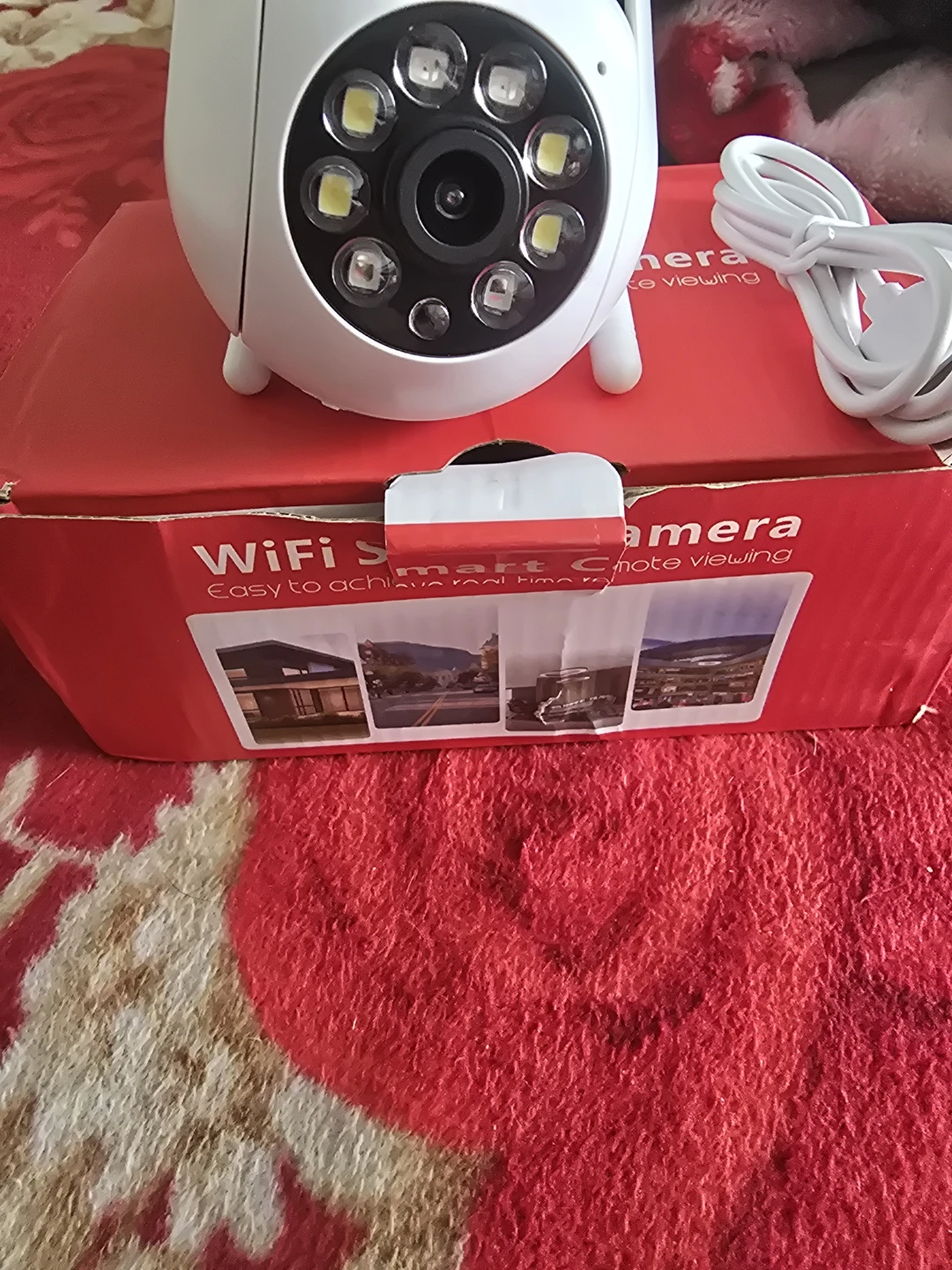 White WiFi Smart Camera with Remote Viewing - photo 3