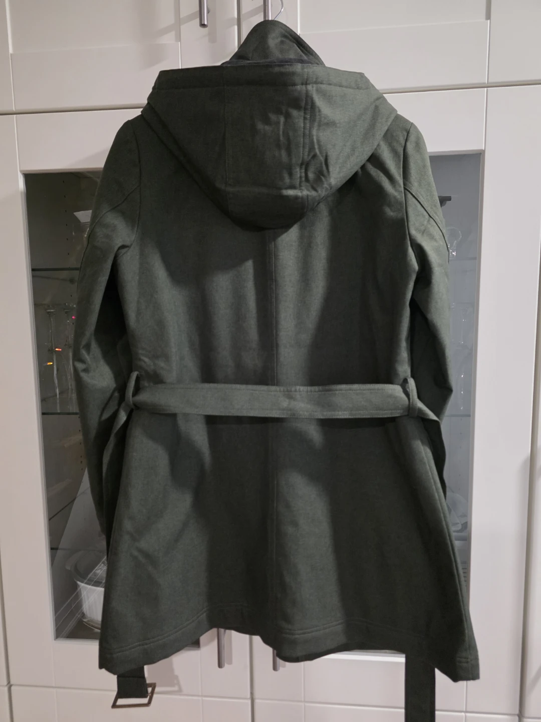 Kristen Blake Olive Green Coat - Size M - photo 2