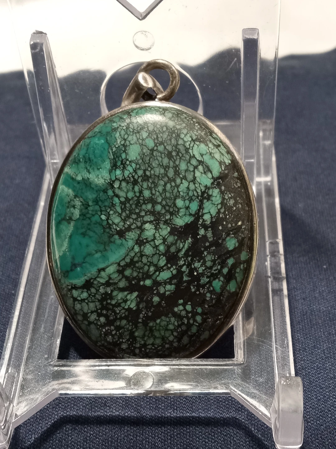 Vintage 925 Silver Turquoise Pendant"🧡"