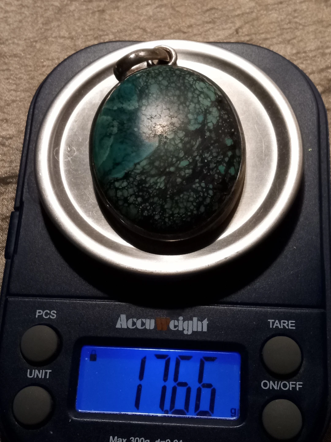 Vintage 925 Silver Turquoise Pendant"🧡" - photo 3