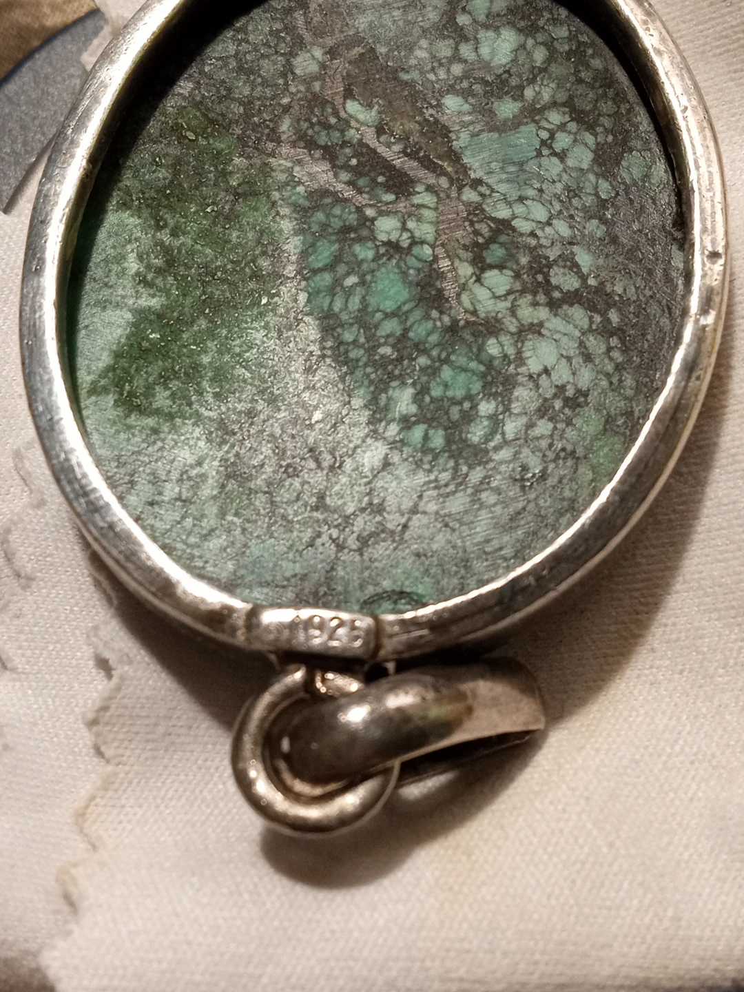 Vintage 925 Silver Turquoise Pendant"🧡" - photo 4