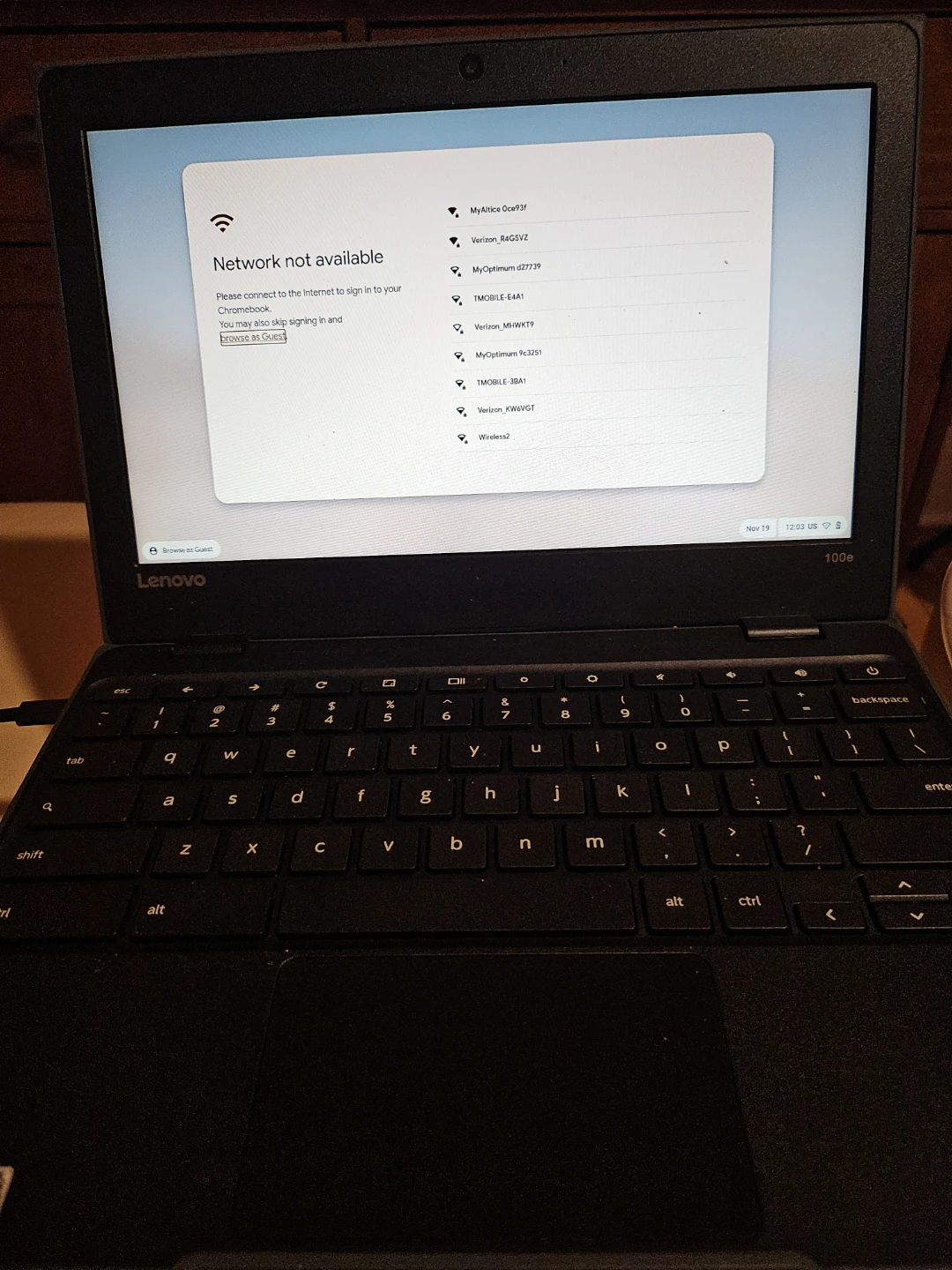 Lenovo 100e Chromebook