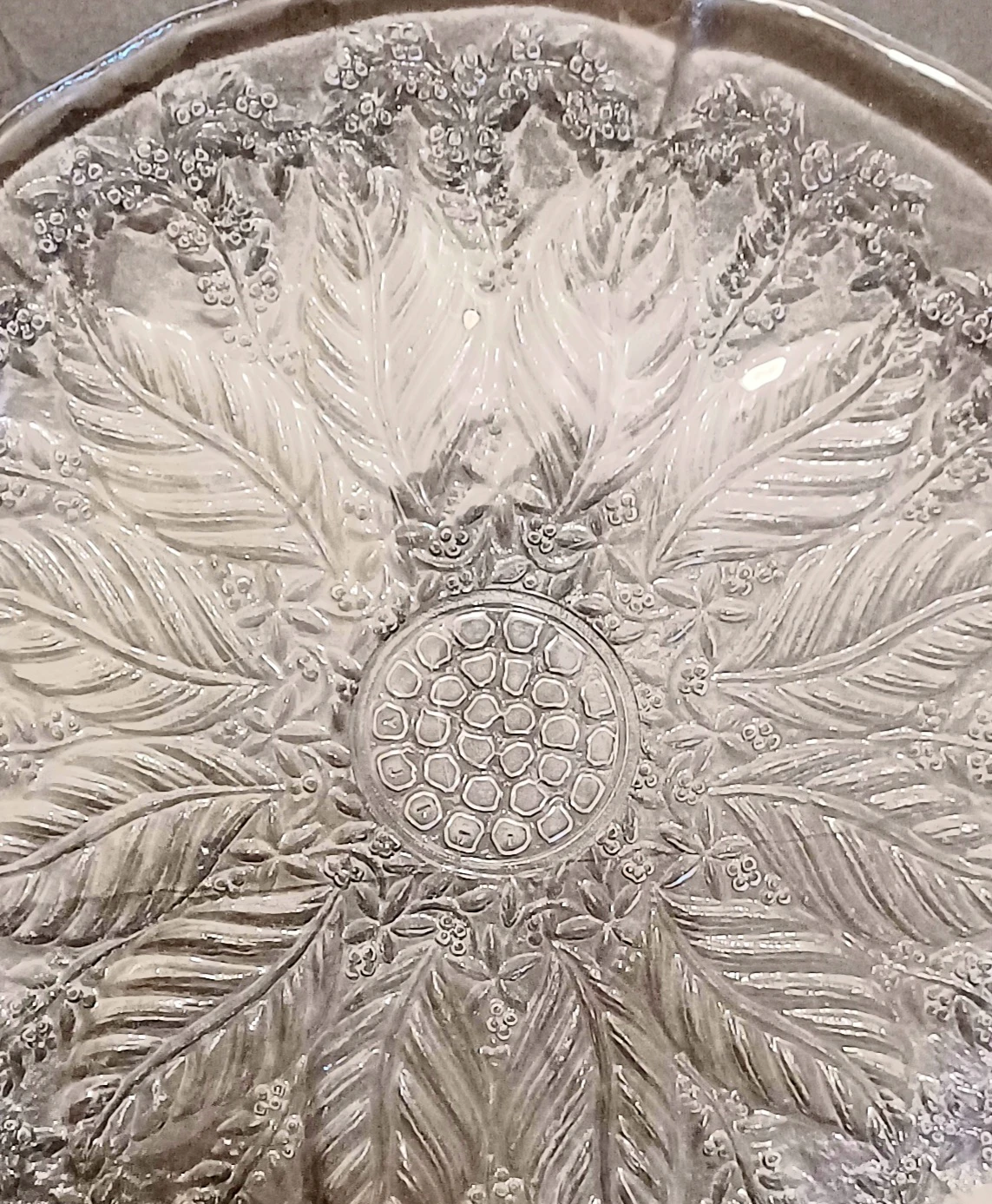 12.5" Floral Crystal Platter - photo 5