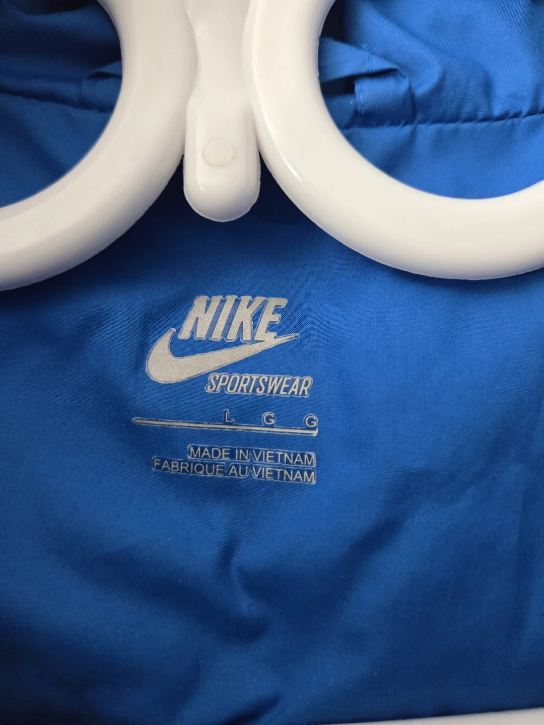 Nike Sportswear Windrunner Jacket - Blue & White, Size L - photo 3
