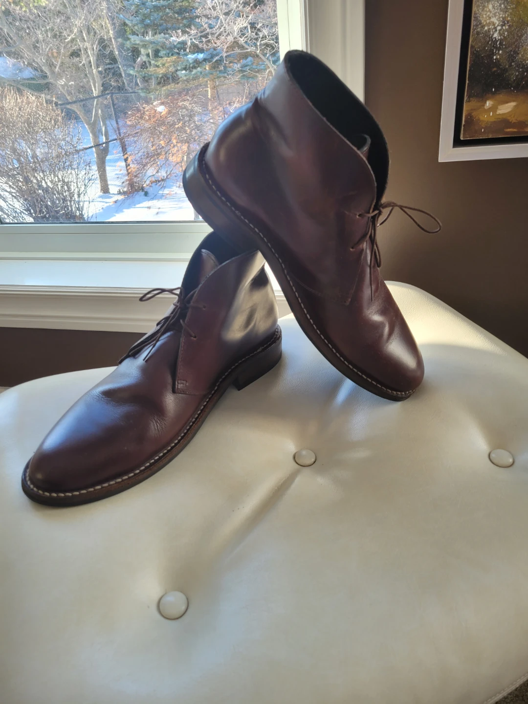 Men's Thursday Leather Chukka Boots - Size 11 US