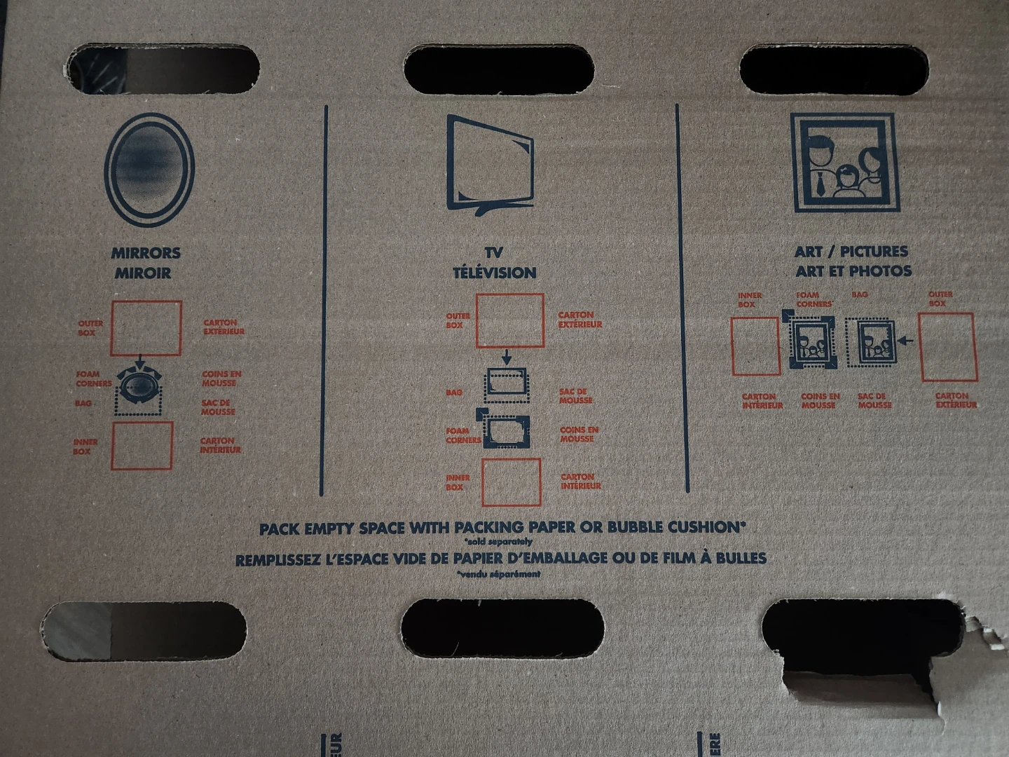 Medium TV/Picture Box with Foam Corners - photo 3