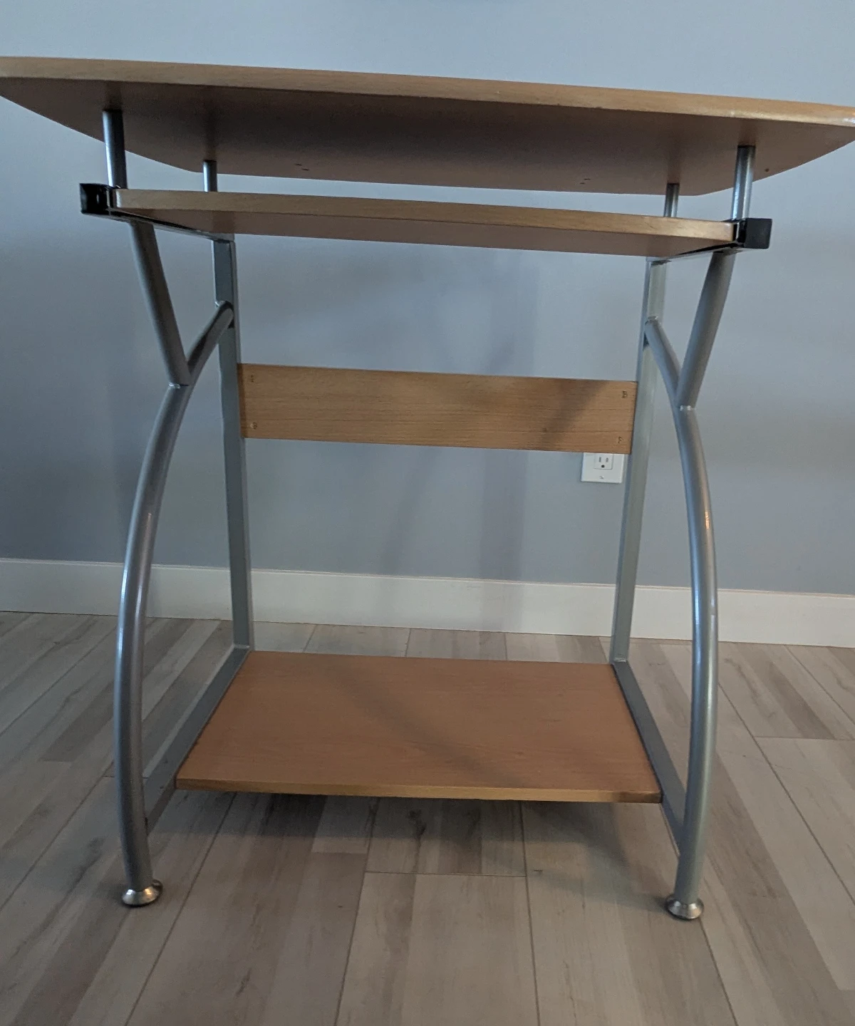 Computer Desk with Pull-Out Keyboard Tray - photo 3