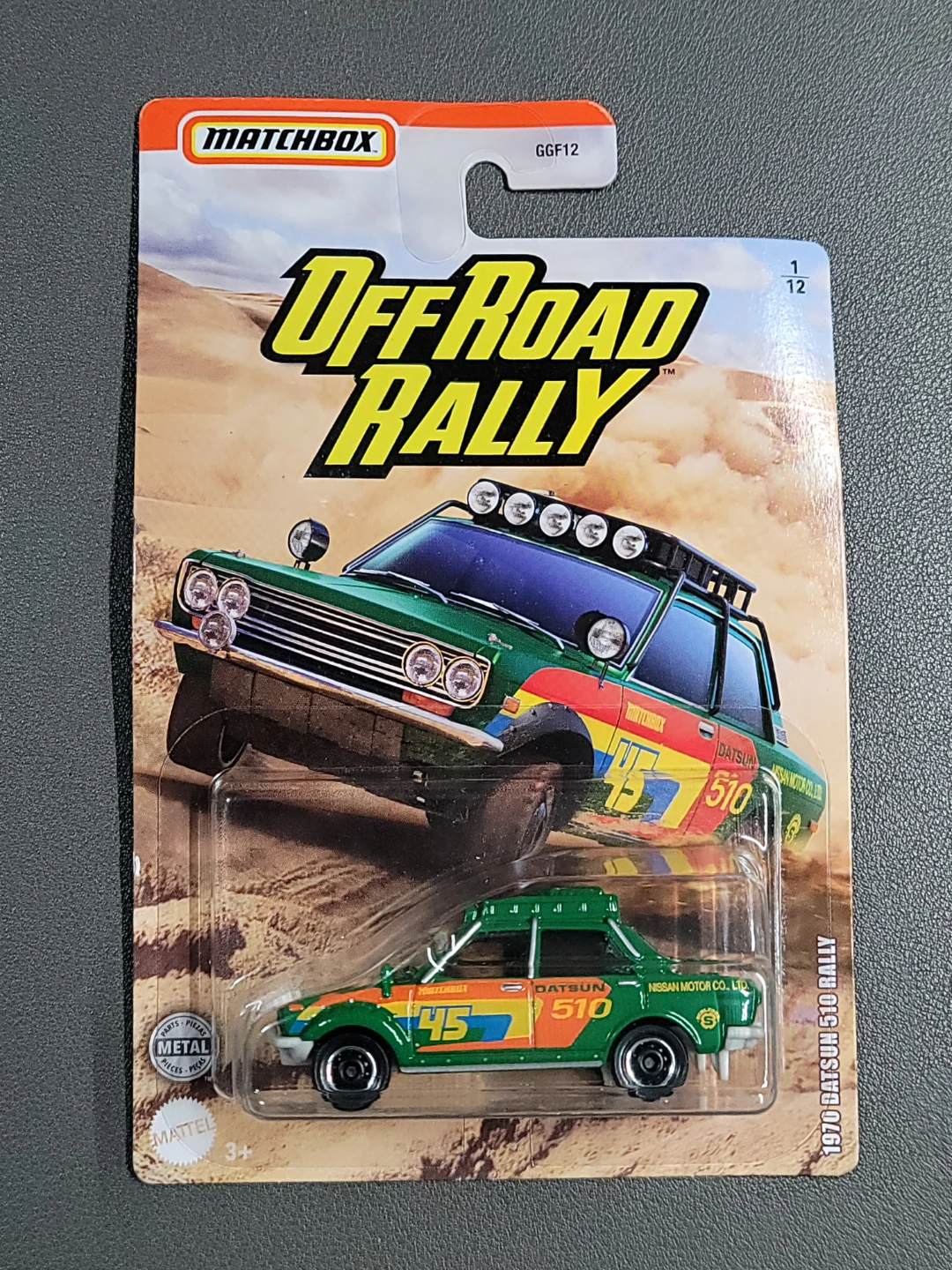Matchbox Off Road Rally 1970 Datsun 510 Rally