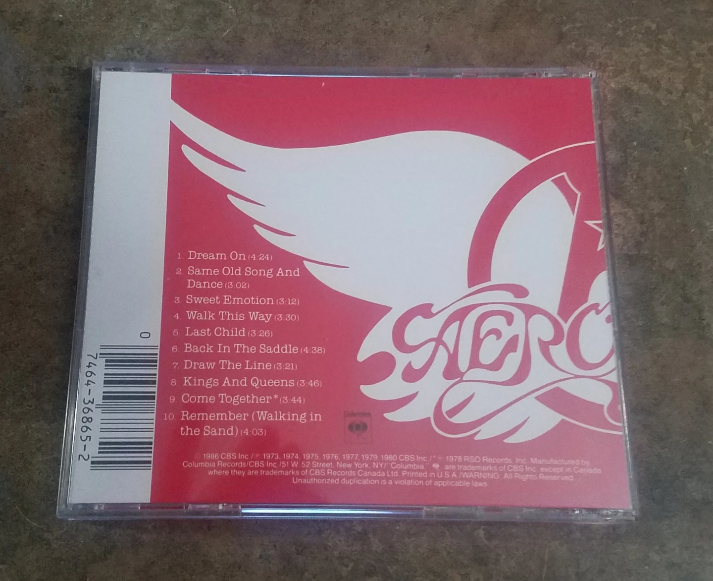 Aerosmith  Greatest Hits CD By Aerosmith Mint Condition - photo 4