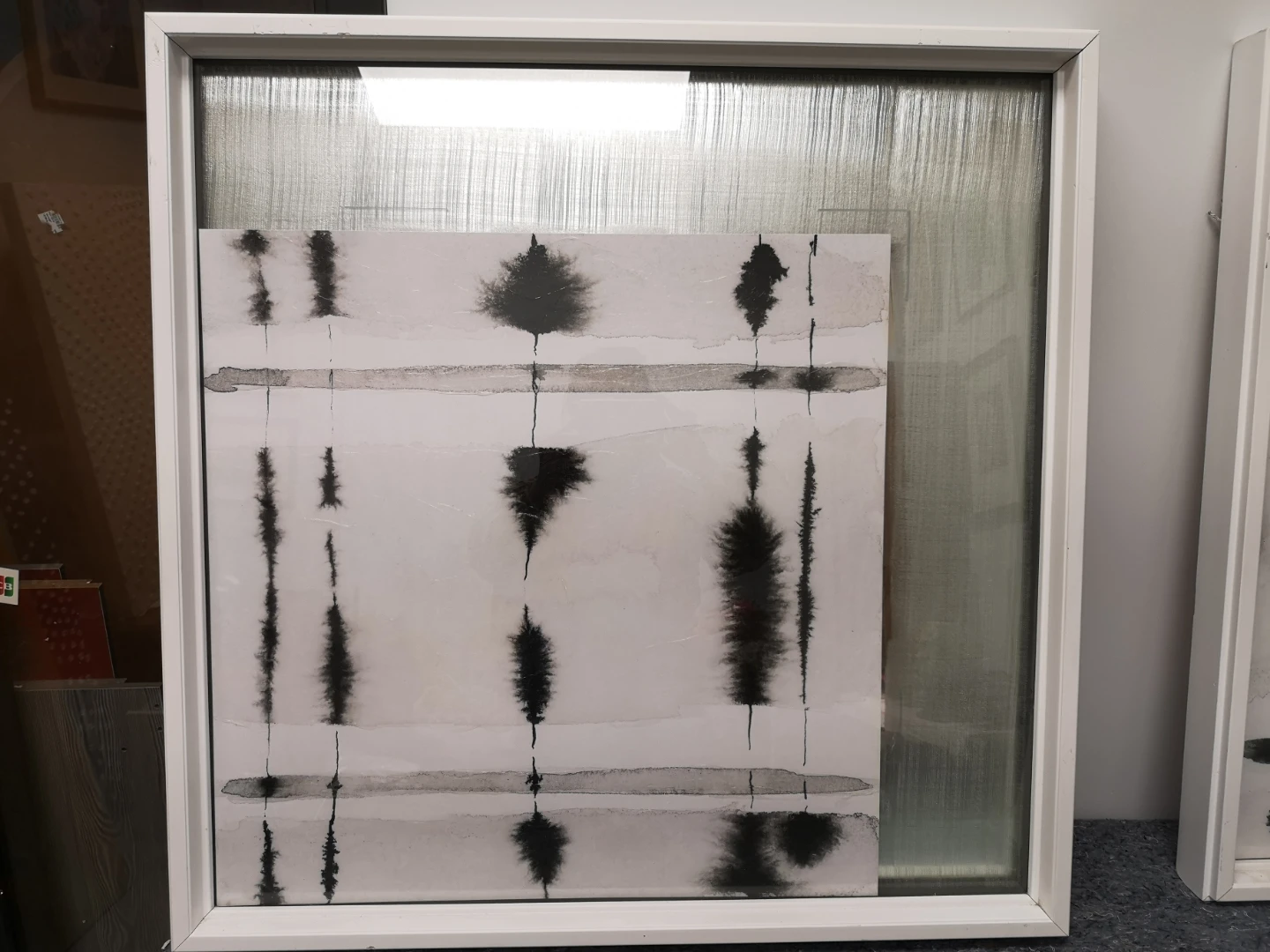 Mercana abstract art framed