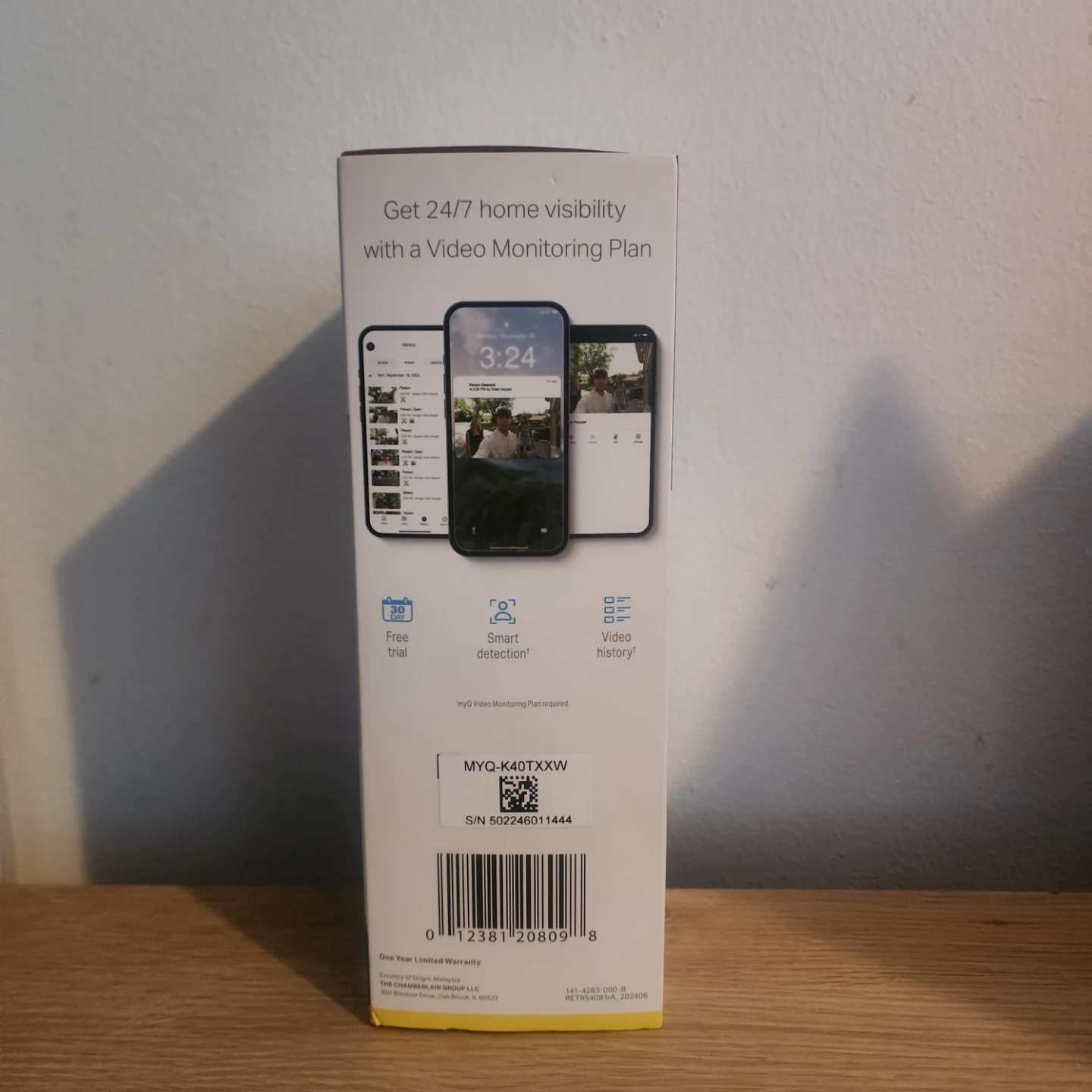 myQ Smart Garage Video Keypad - photo 3