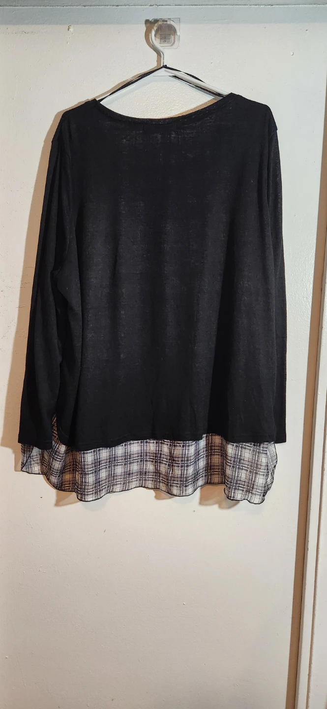 Black Long Sleeve Blouse - photo 3