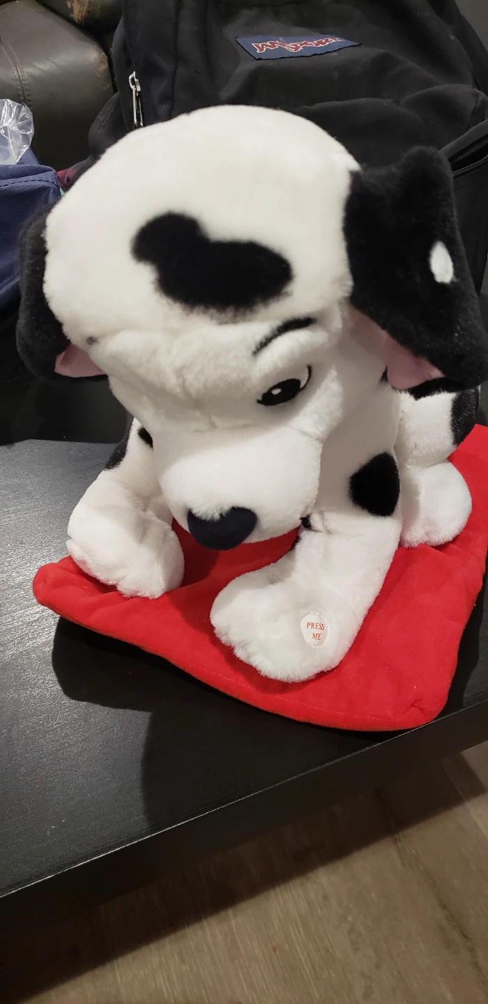 $25 interactive dalmatians plush