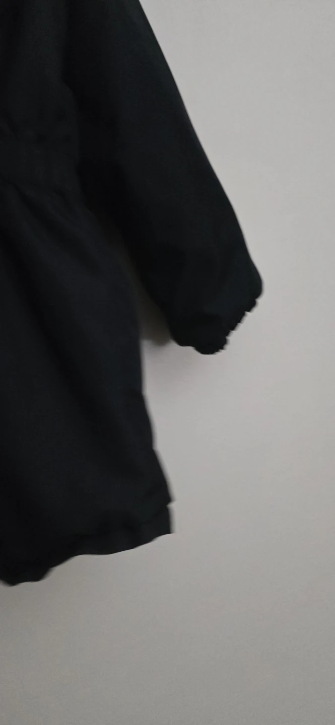 Girl's Black Jacket with Leopard Print Lining 1-2ans - photo 3