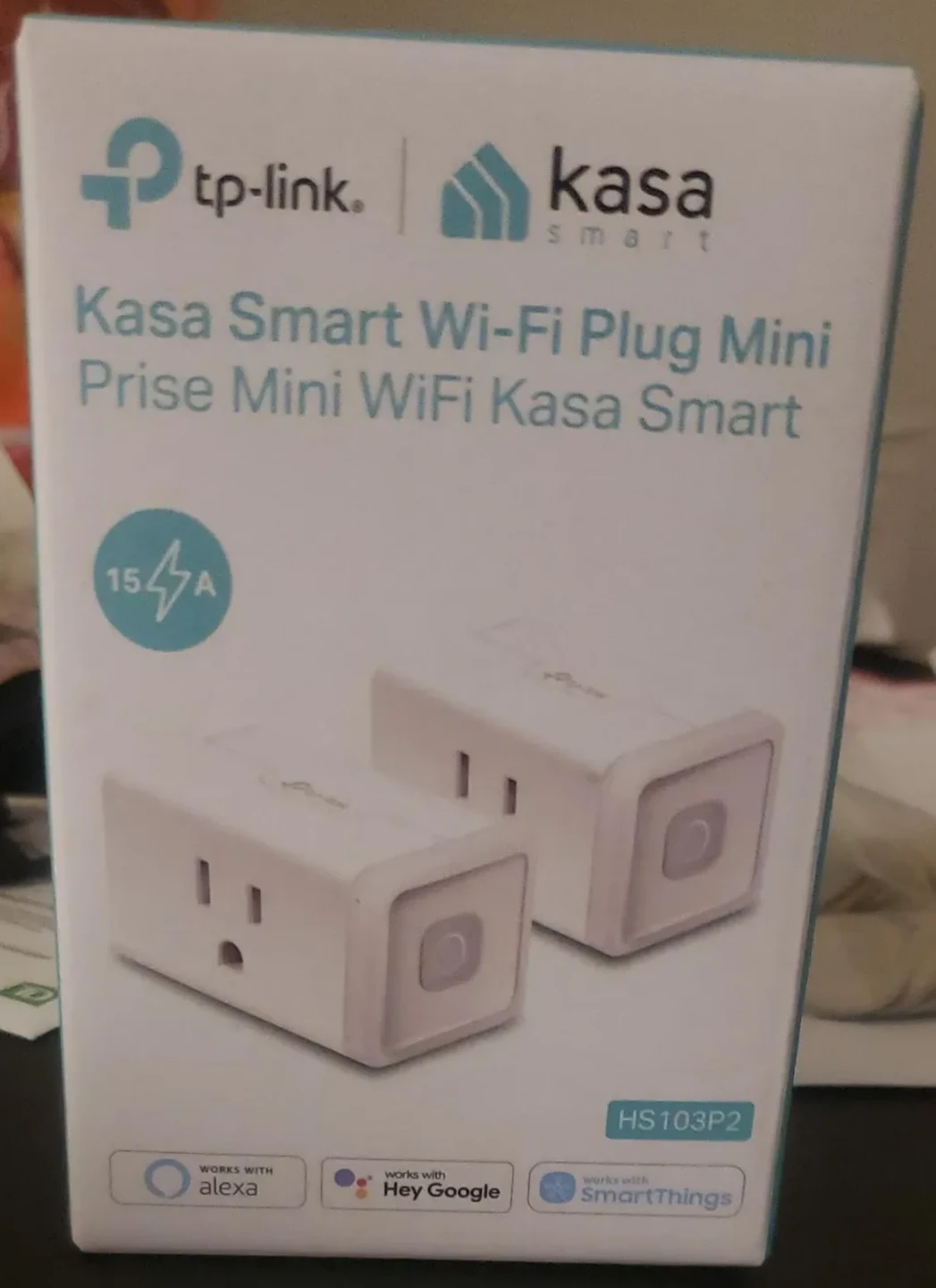Kasa Smart Wi-Fi Plug Mini HS103P2