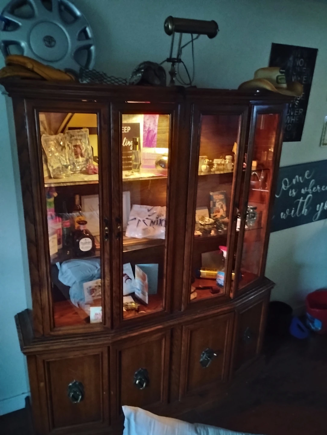 Wooden Display Cabinet
