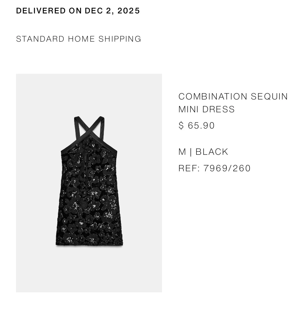 Sequin Mini Zara Dress - photo 5