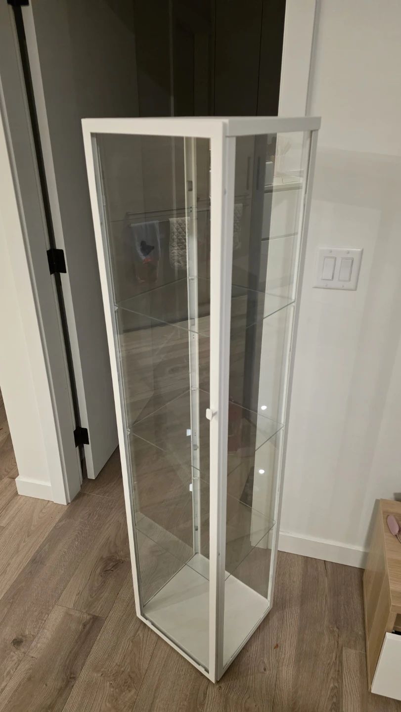 IKEA Glass cabinet - white