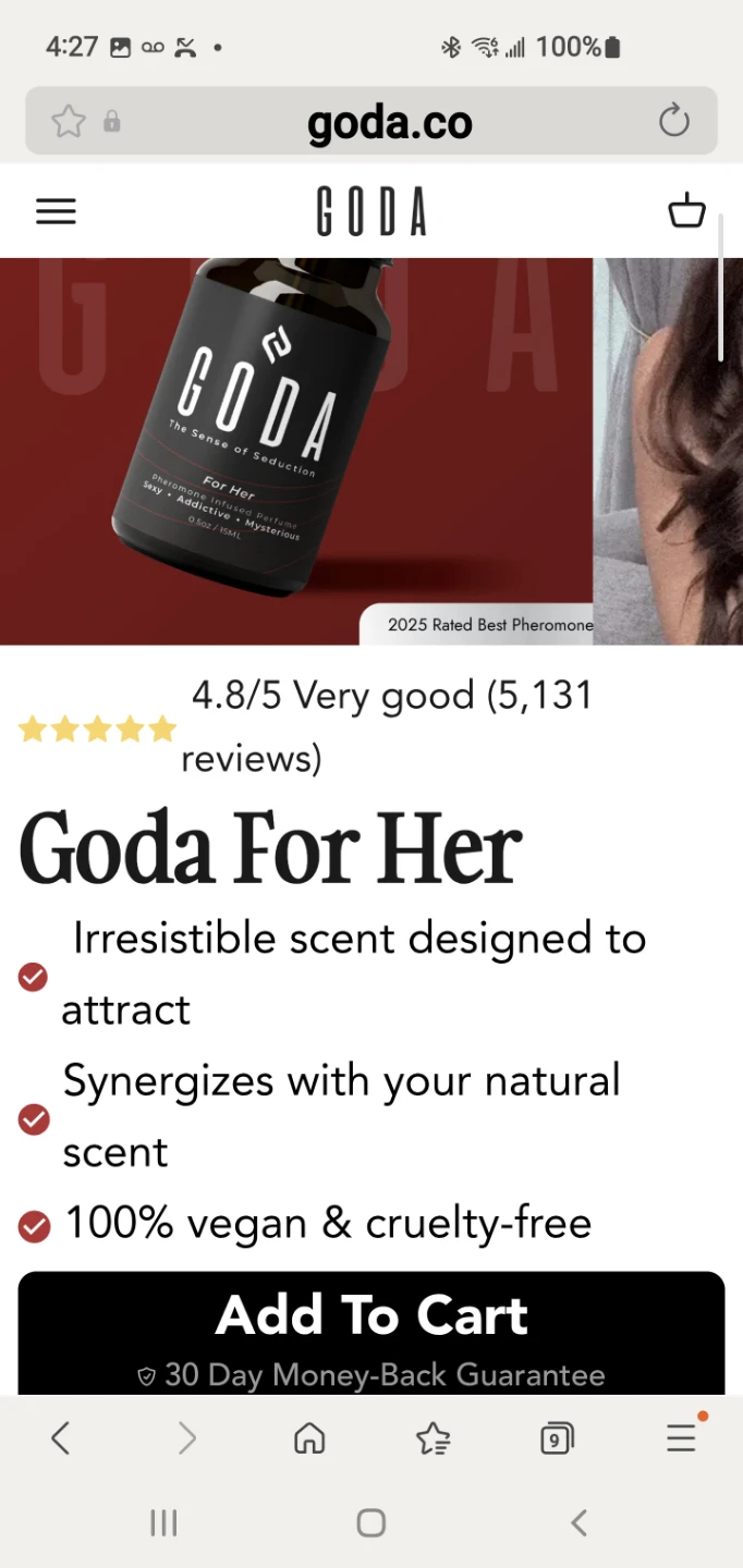 Goda For Her Pheromone Infused Perfume - photo 2