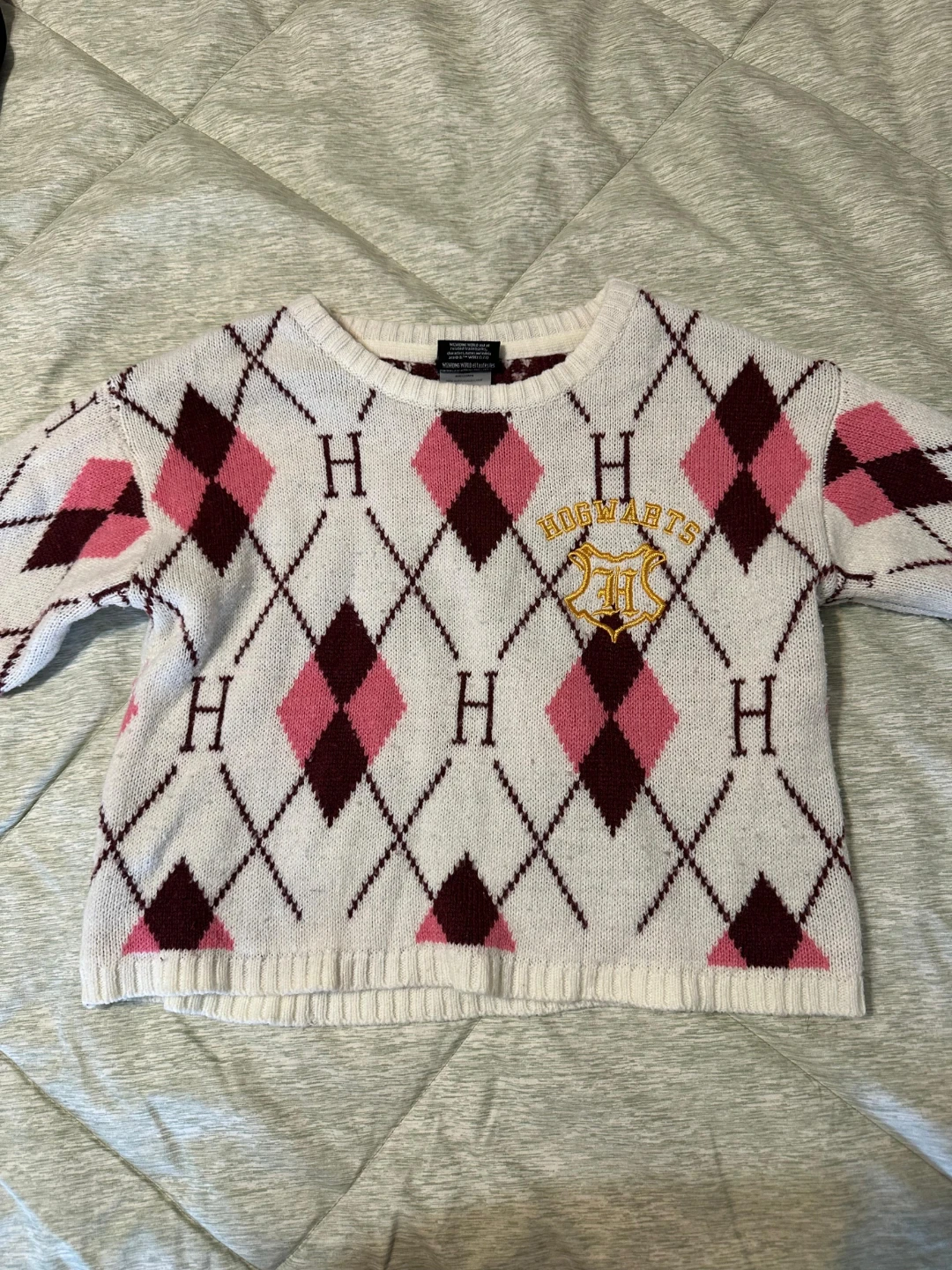 Harry Potter Hogwarts Argyle Sweater