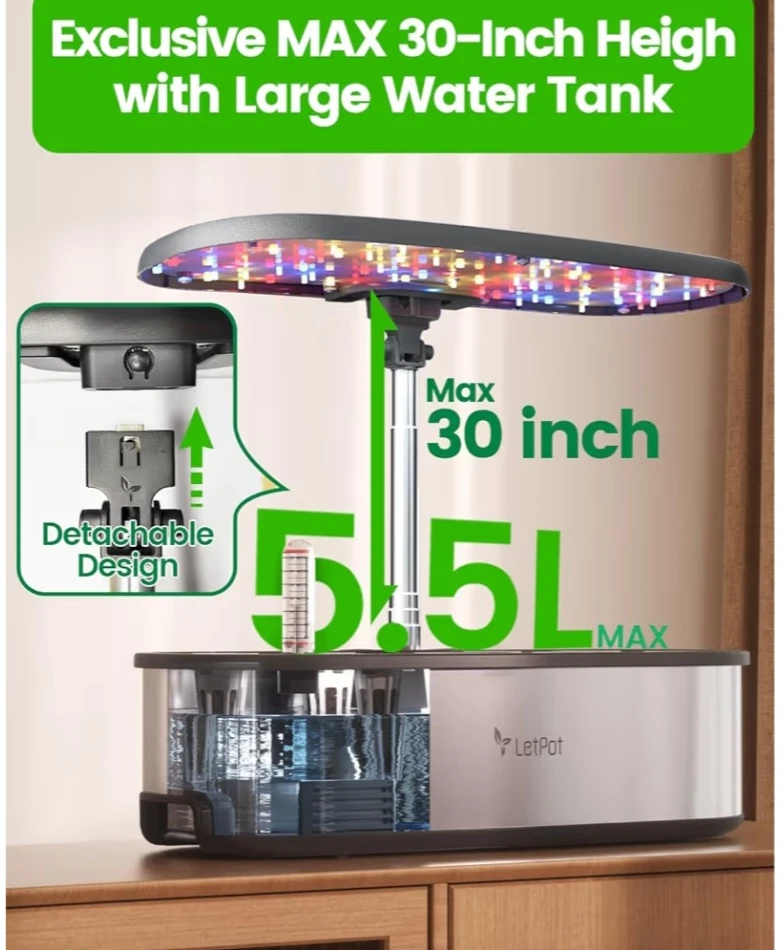 LetPot Smart Hydroponics Growing System LPH-Lite - photo 2