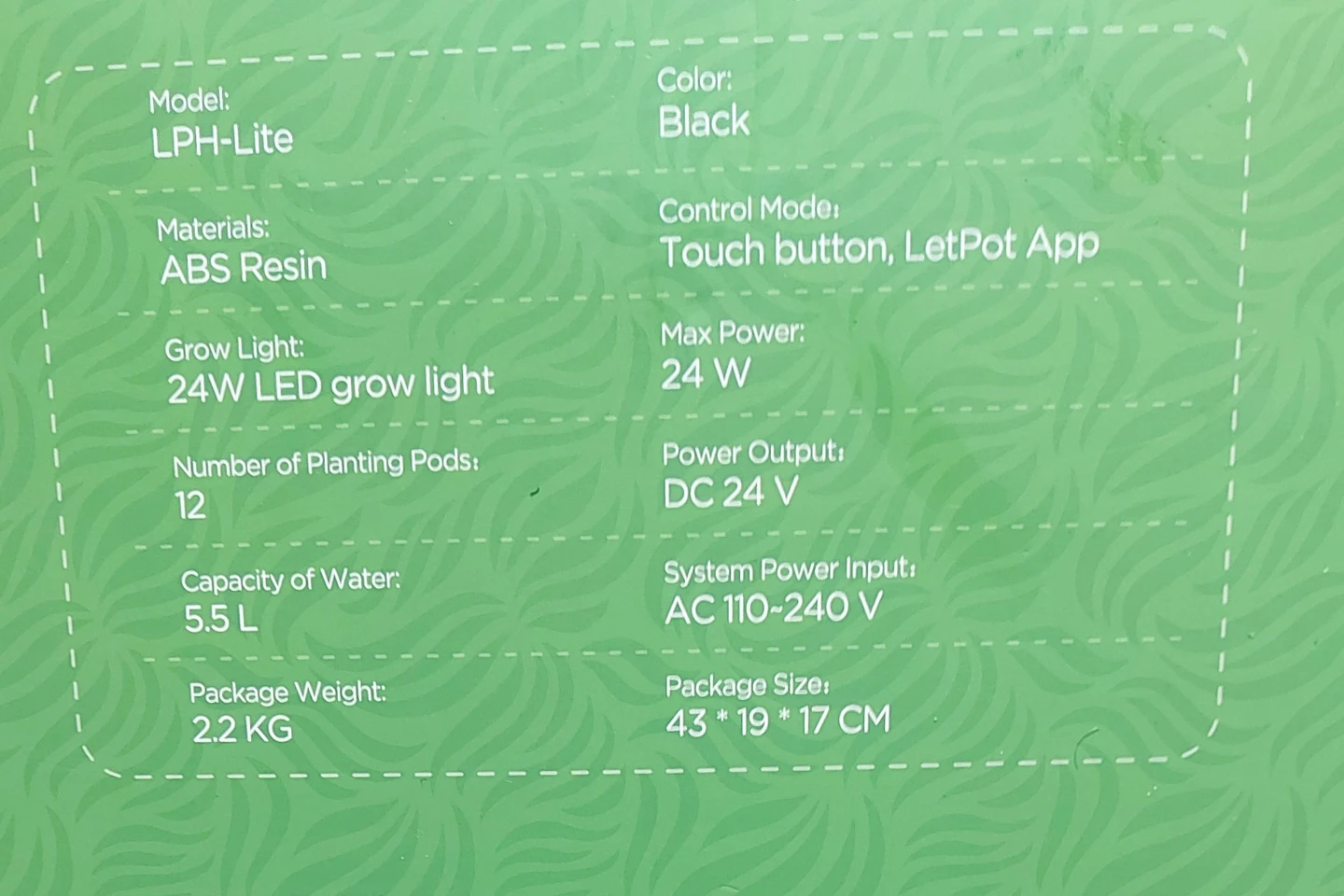 LetPot Smart Hydroponics Growing System LPH-Lite - photo 3