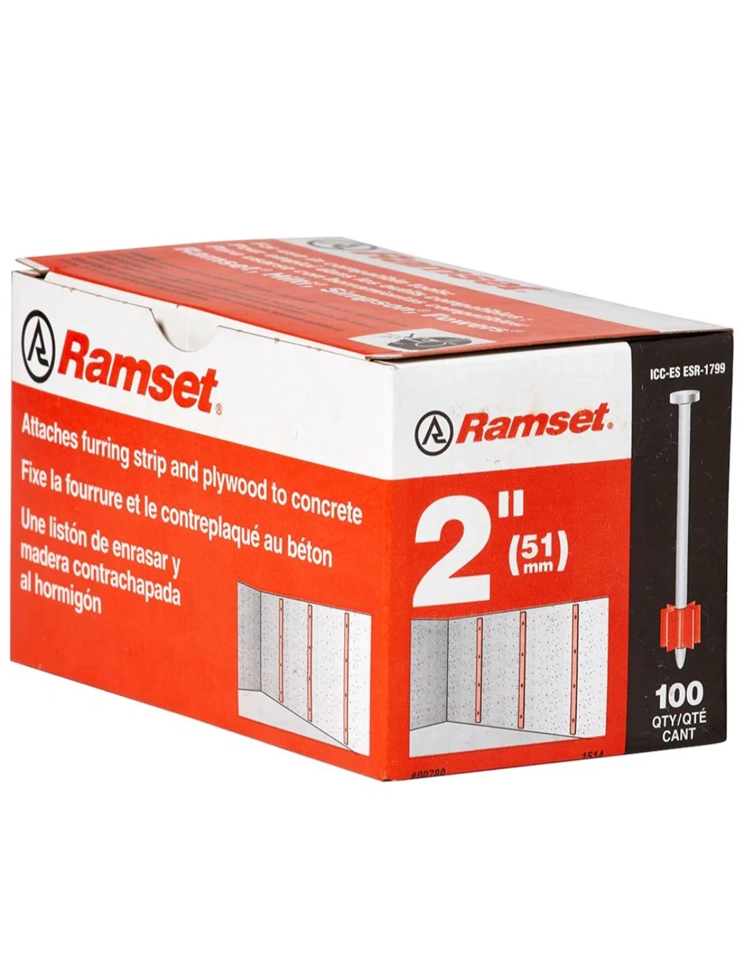 Ramset 2" Concrete Nails - 100 QTY - photo 2