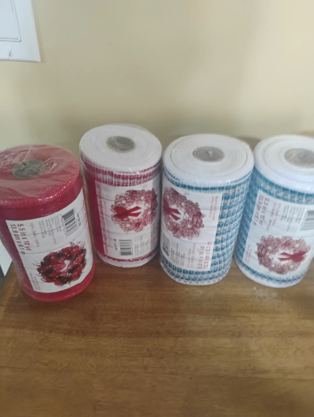 Assorted Craft Mesh Rolls ribbon  NEw - photo 3