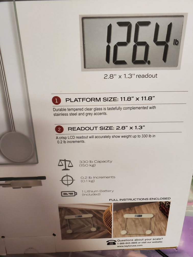 Taylor Glass Digital Scale - New! - photo 2