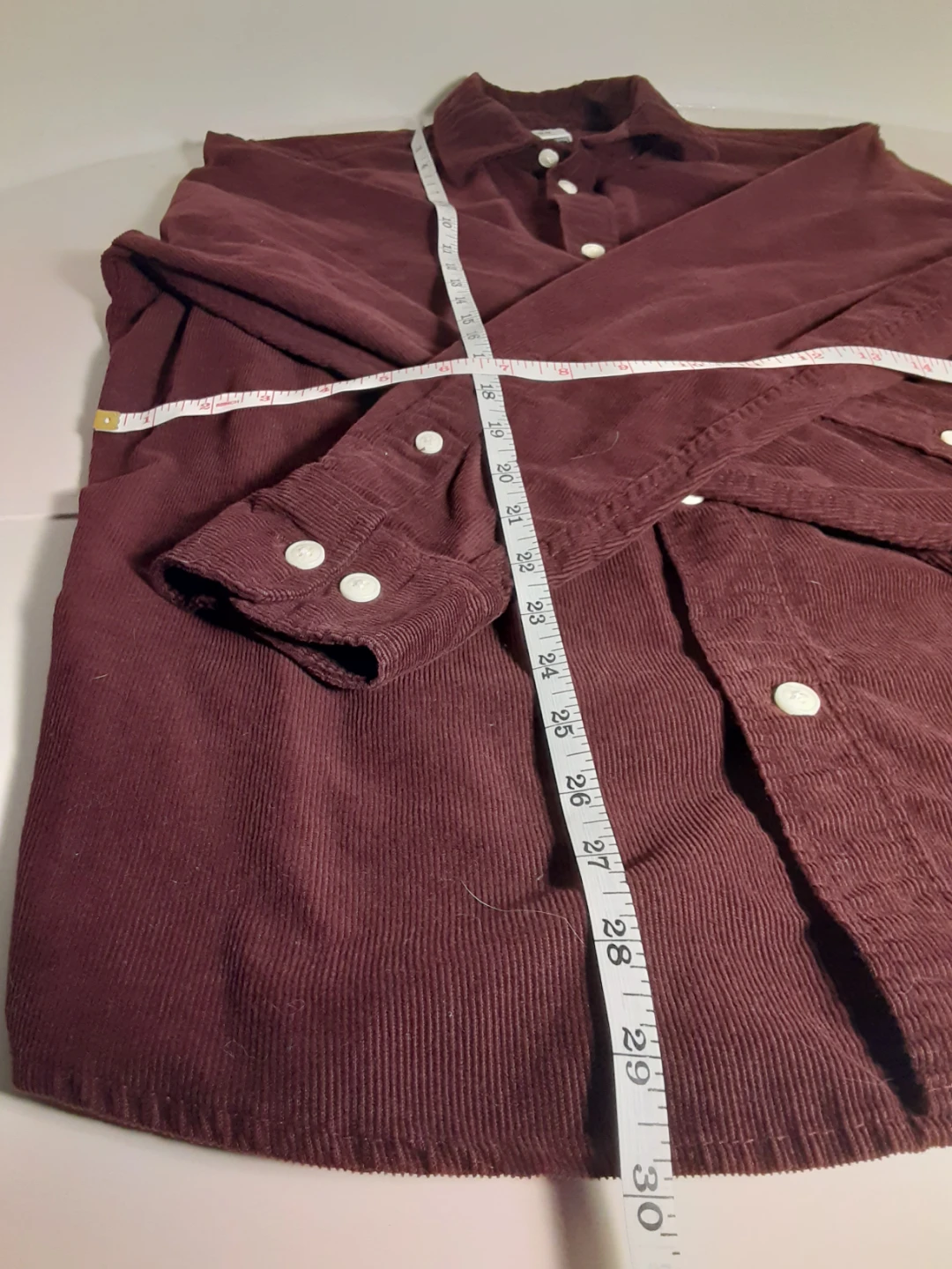 Corduroy Long Sleeve Shirt | H&M - S: M/M - photo 5