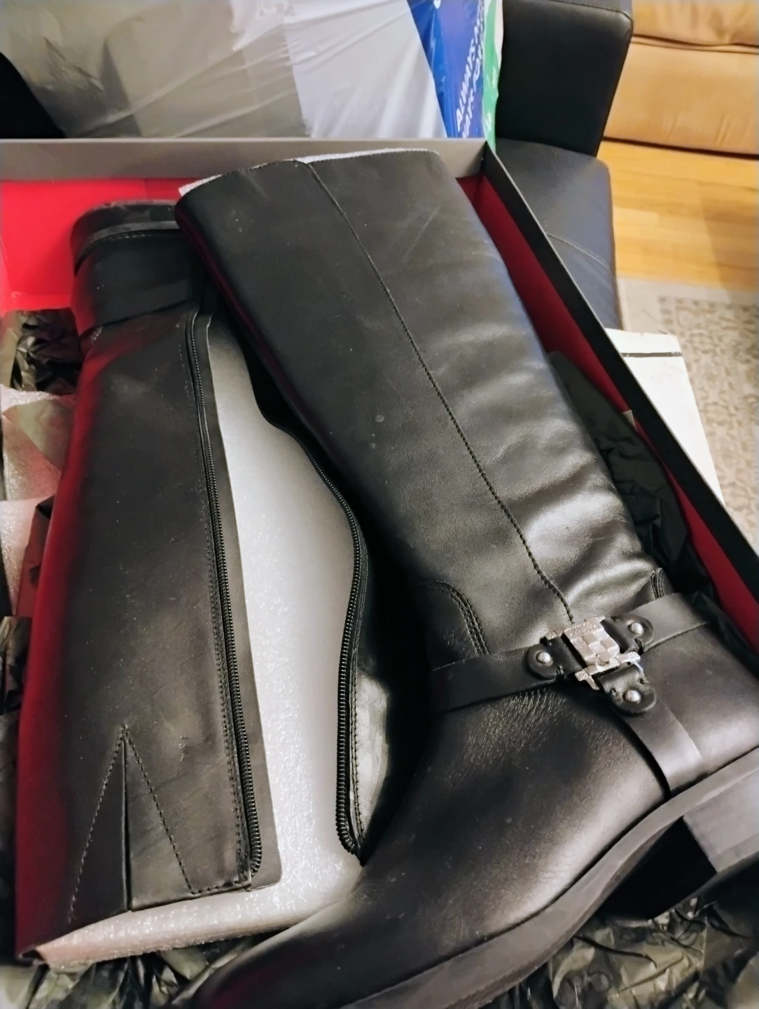 Vince Camuto VC-Farren Black Boots - Size 7.5M