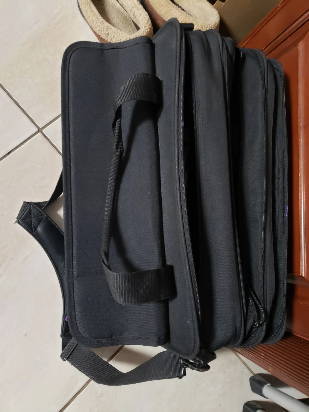 Black IBM Laptop Bag with Shoulder Strap