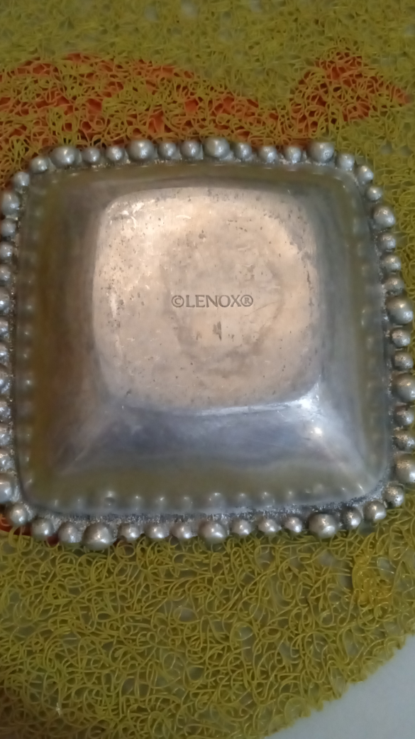 Lenox Beaded Square Candy Dish - photo 2