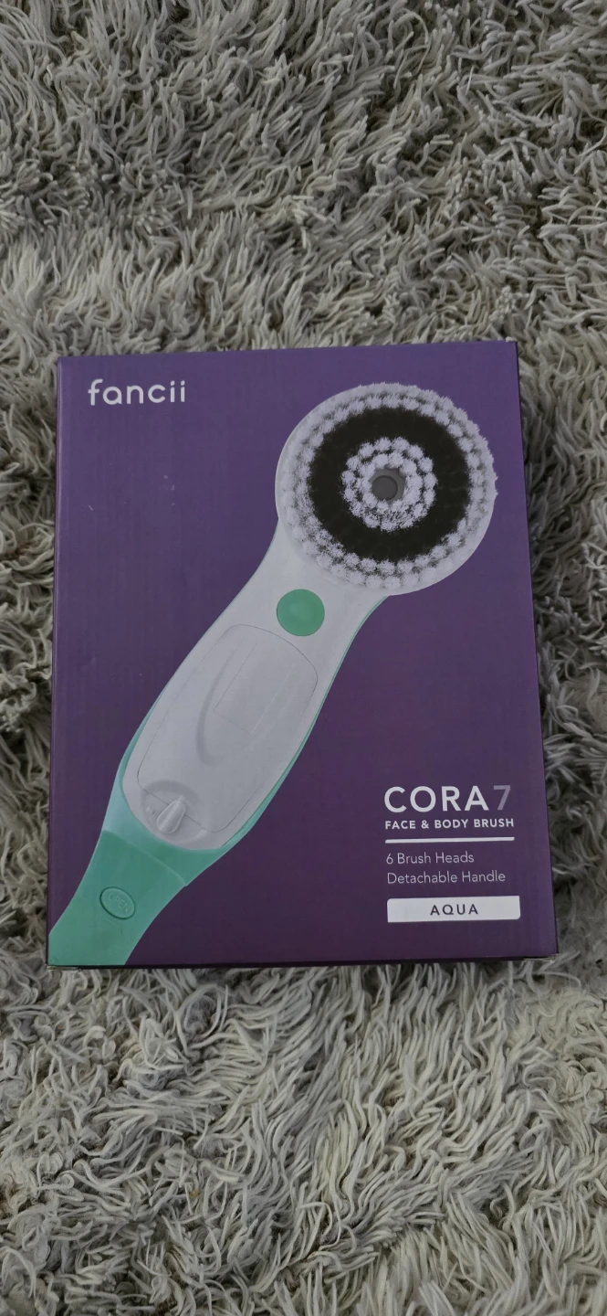 Fancii Cora 7 Face & Body Brush Set - Aqua