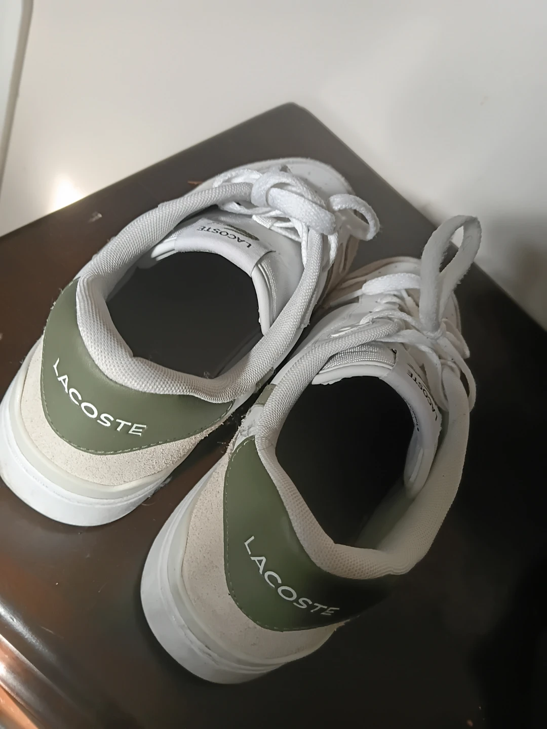 White and Green Lacoste Sneakers - photo 2