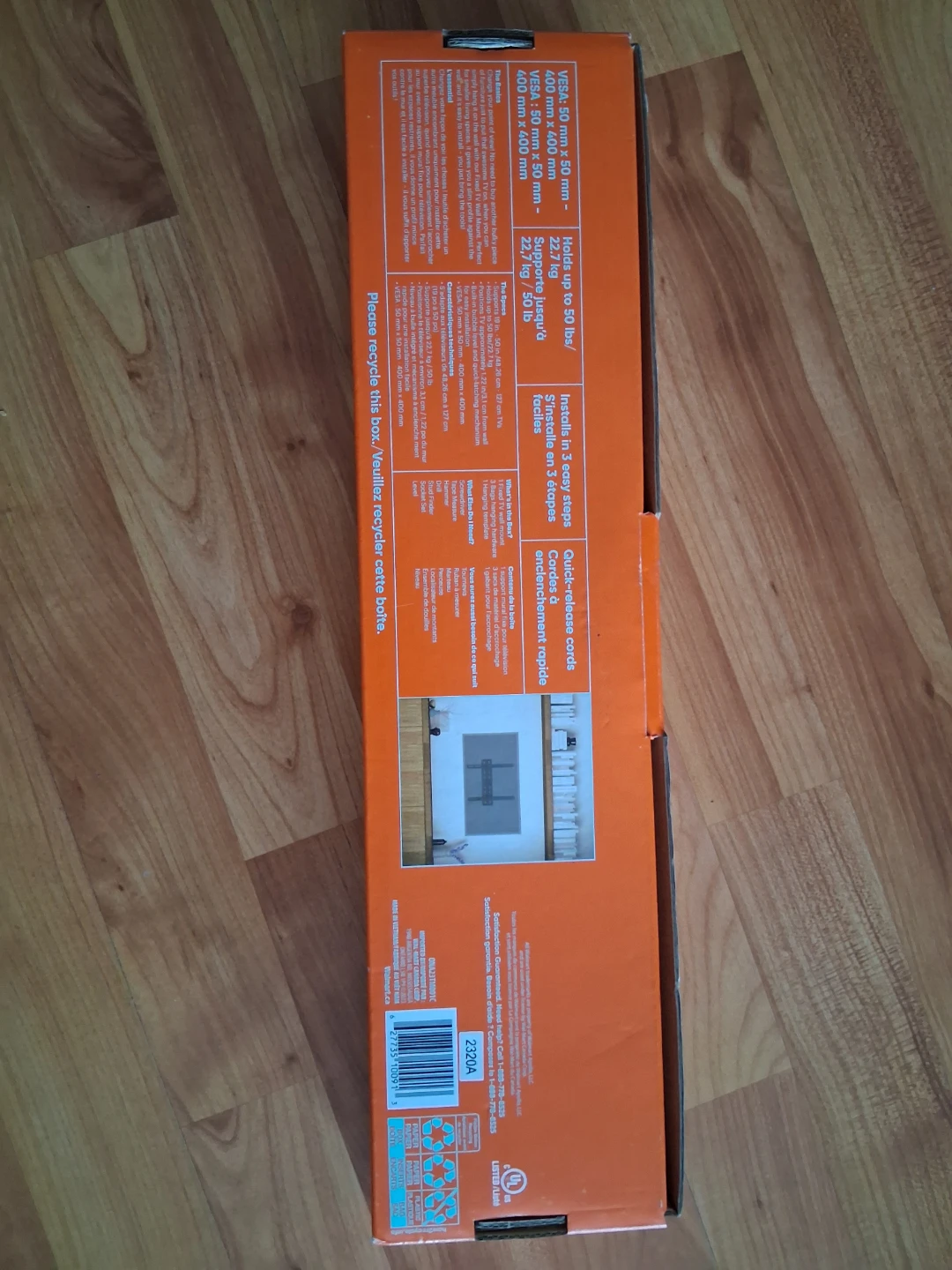 Onn. Fixed TV Wall Mount 19-50 inch NEW - photo 3