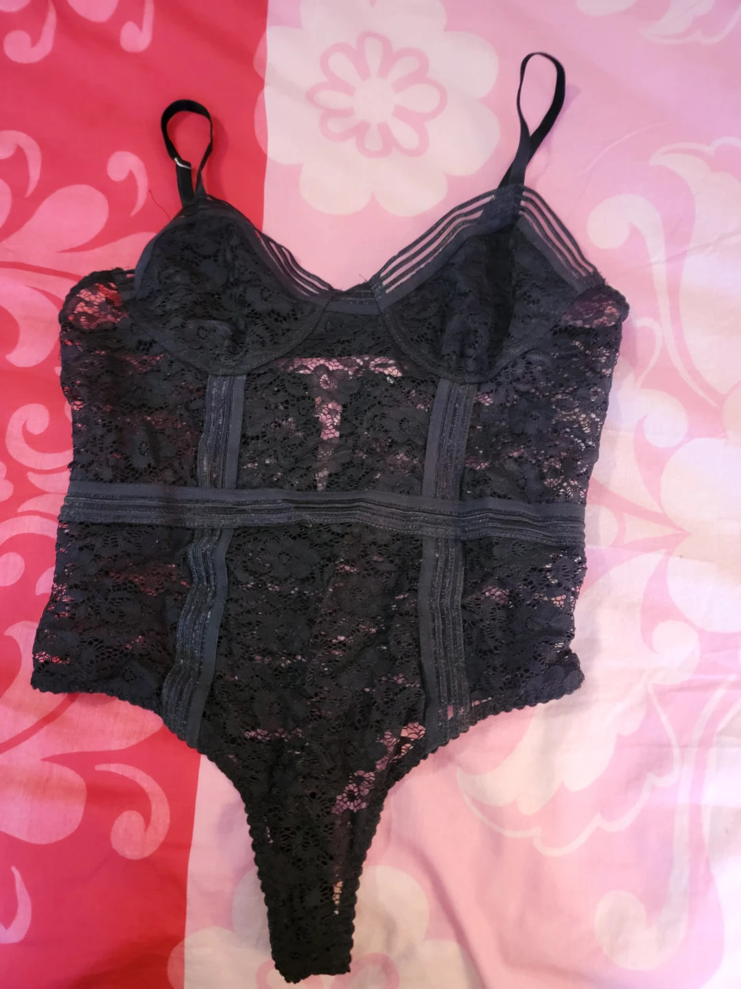 Black Lace Lingerie Set - photo 2