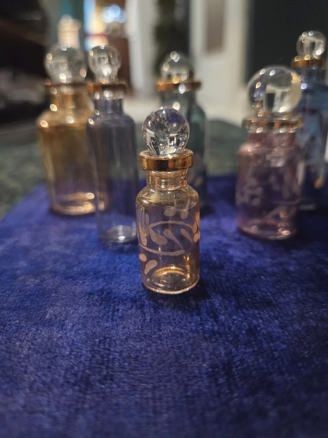 Set of mini fine Glass Bottles - photo 2