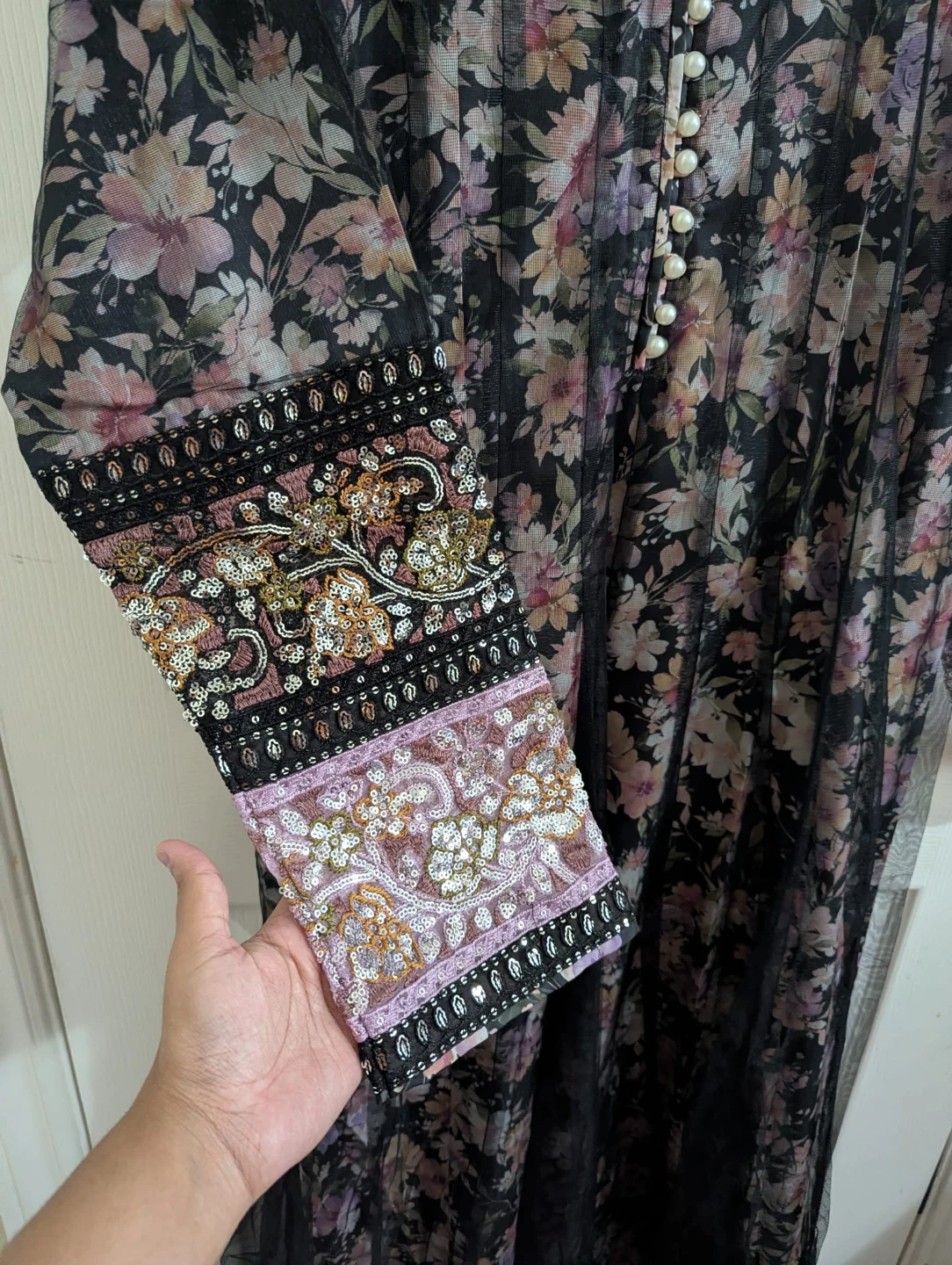 Black Floral Dress - photo 3