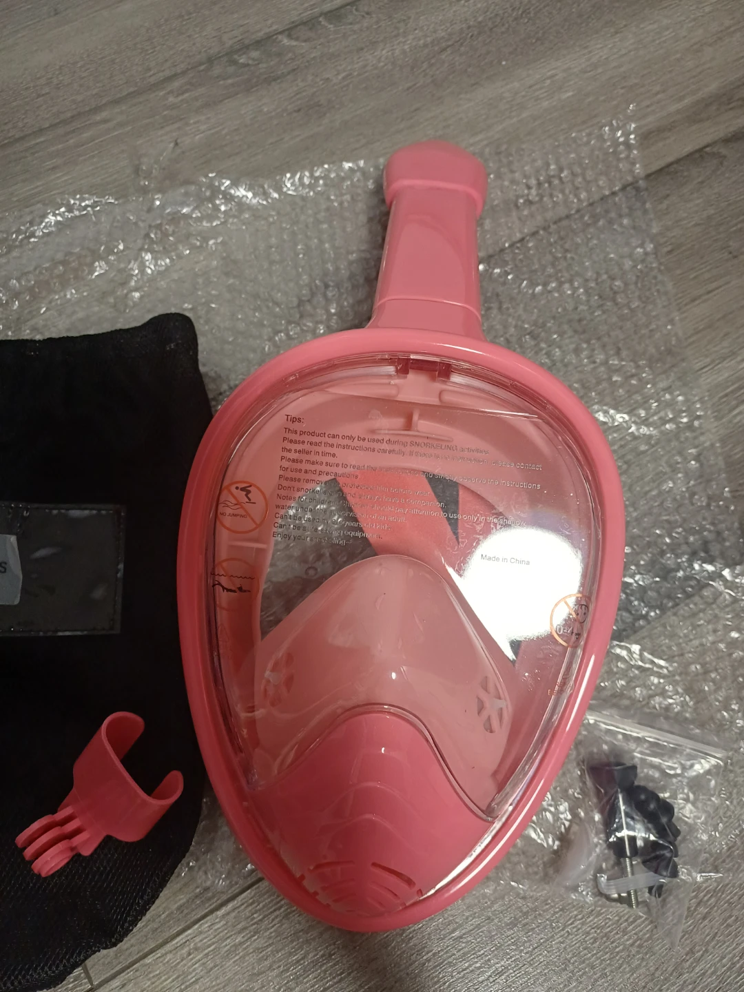 Pink XS Full Face Snorkel Mask - photo 2