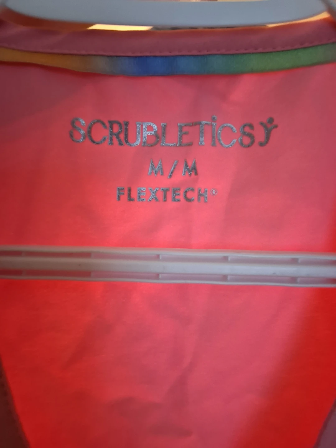 Scrubleticsy Women's Pink Scrub Top - photo 3